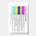 Drug Testing Order Of Collection Vertical Badge