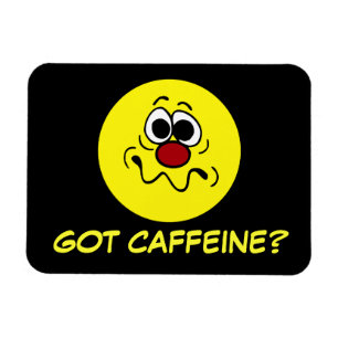 Drugged Face Grumpey Magnet