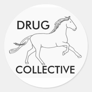 Drughorse Collective 3 Classic Round Sticker