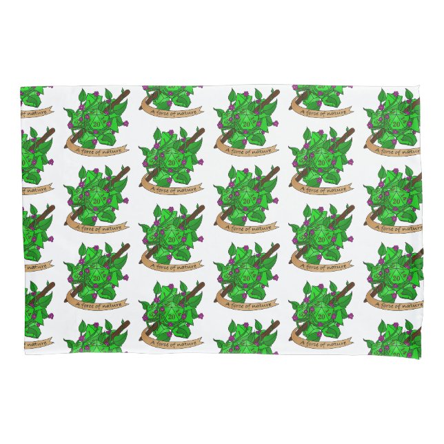 Druid Dice Design Pillowcase (Front)