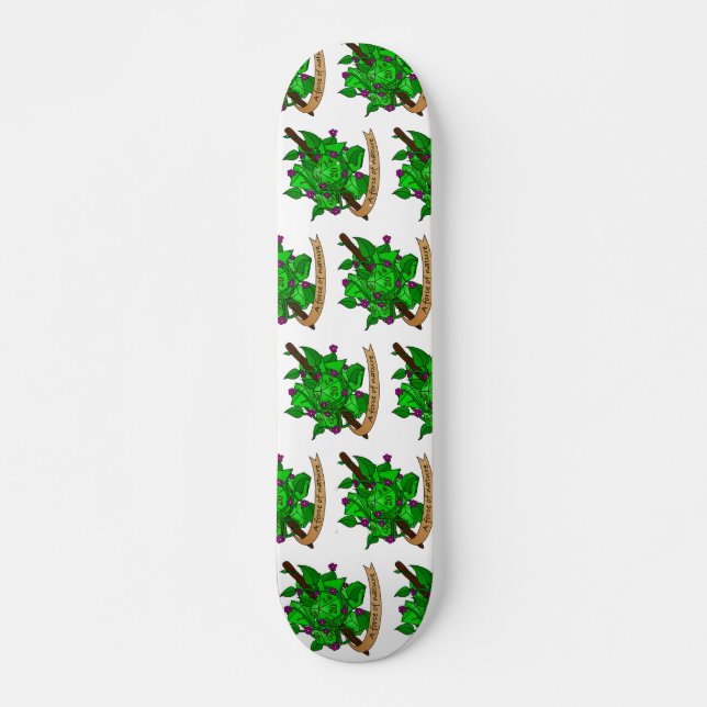 Druid Dice Design Skateboard (Front)