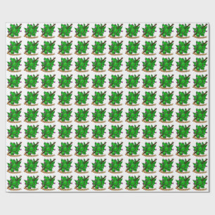 Druid Dice Design Wrapping Paper
