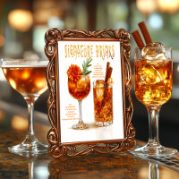 Druid Hills Wedding Signature Drinks Sign
