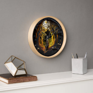 Druid Paper Quilling Clock