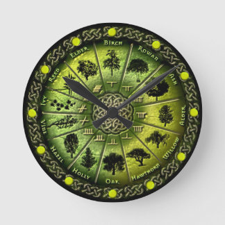 Druid Tree Calendar & Ogham clock or watch