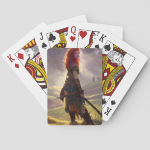 Druid Warrior Princess Fantasy Art  Playing Cards