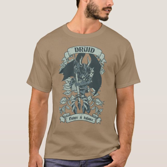 Druid Warrior T-Shirt (Front)
