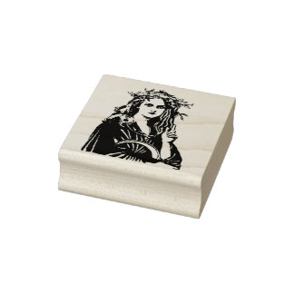 Druidess Wooden Stamp