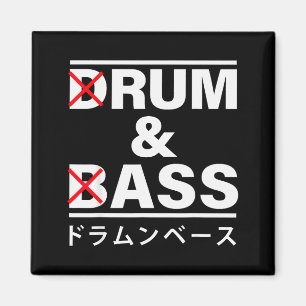 Drum And B Japanese Funny Magnet