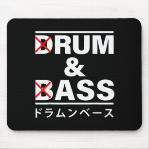 Drum And B Japanese Funny Mouse Pad