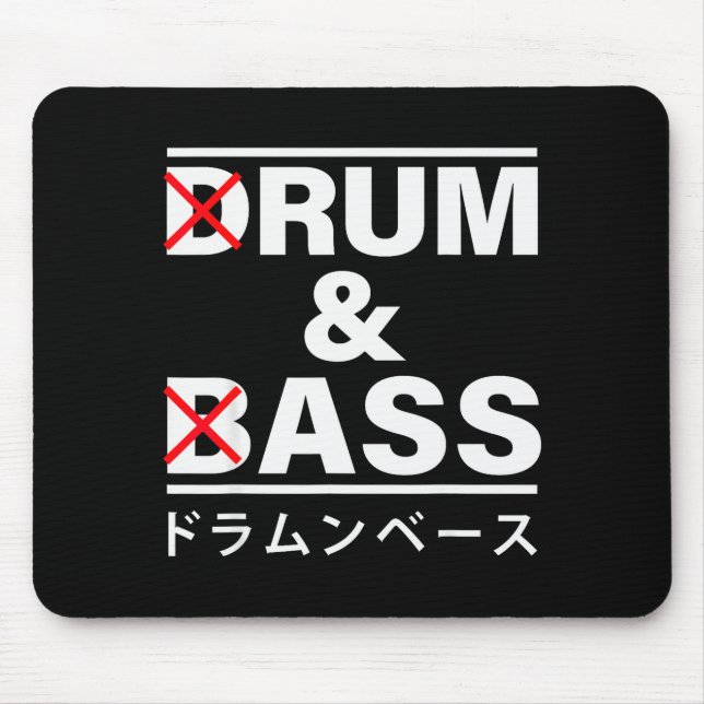 Drum And B Japanese Funny  Mouse Pad (Front)