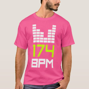 Drum And Bass 174 Bpm Dnb Music Liquid Jungle Edm T-Shirt