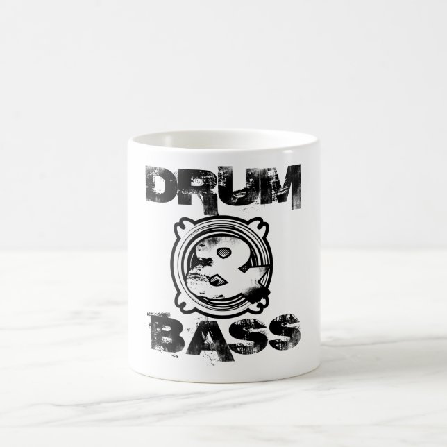Drum and Bass Subwoofer Coffee Mug (Center)