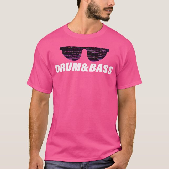 Drum And Bass Sunglasses T-Shirt (Front)