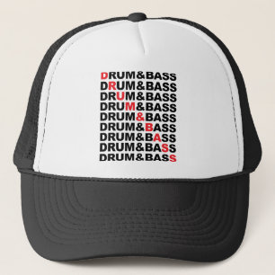 Drum & Bass Square Trucker Hat