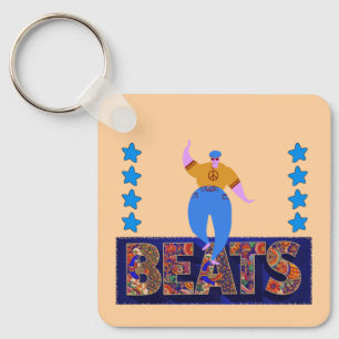 drum beats key ring
