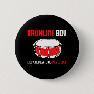 Drum Boy Funny Cute Marching Band 6 Cm Round Badge