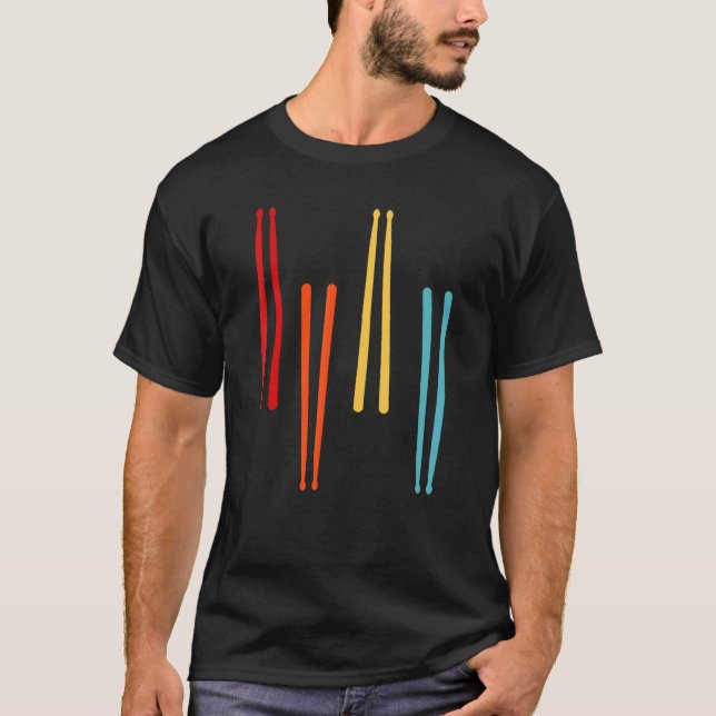 Drum Drummer Drum Music T-Shirt (Front)