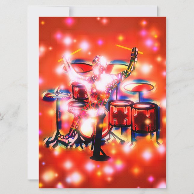 Drum dude card (Front)