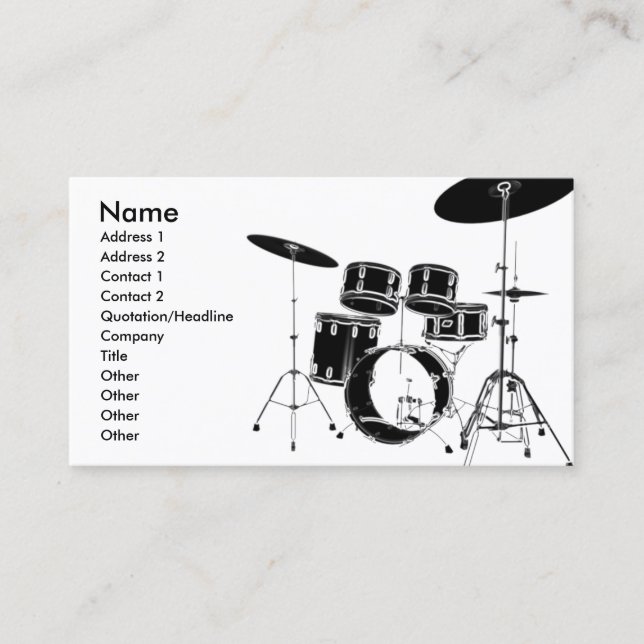 drum_edge business card (Front)