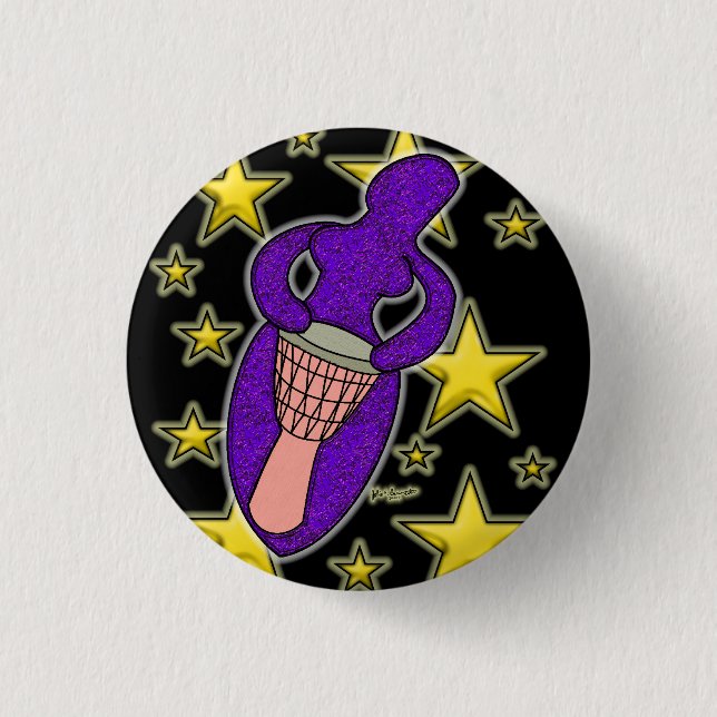 Drum Goddess Button (Front)