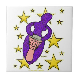 Drum Goddess Tile