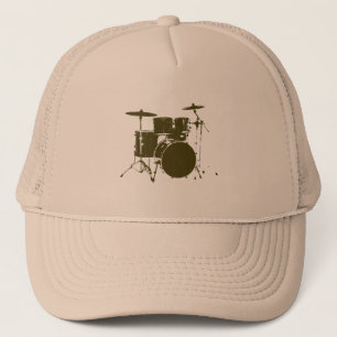 Drum head trucker hat