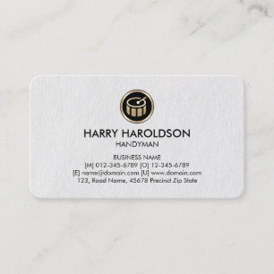 Drum Icon Drummer Premium Business Card