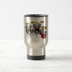 Drum Kit 3D Model: Custom Travel Mug