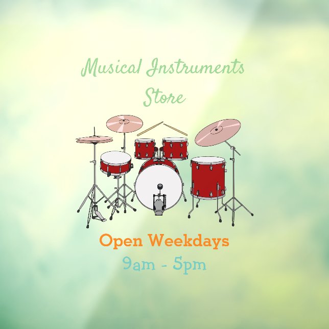 Drum kit cartoon illustration (Sheet 3)