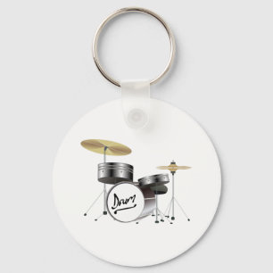 Drum Kit Key Ring