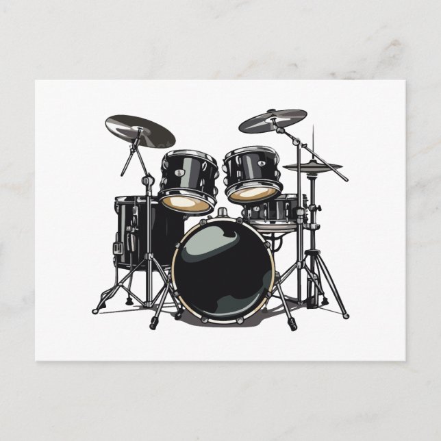Drum kit postcard (Front)