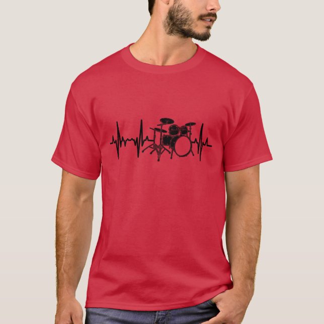 Drum Kit Pulse Line friend T-Shirt (Front)