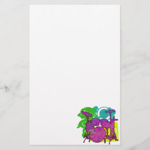 drum kit stationery