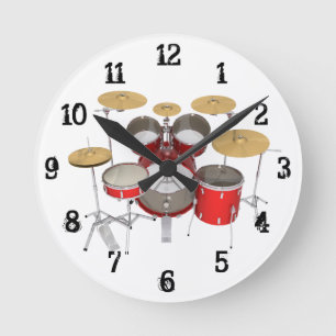 Drum Kit: Wall Clock