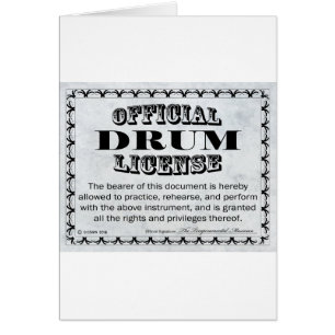 Drum License