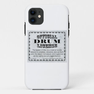 Drum License iPhone 11 Case