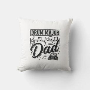 Drum Major Dad Vintage Music Shirt Design_1 Cushion