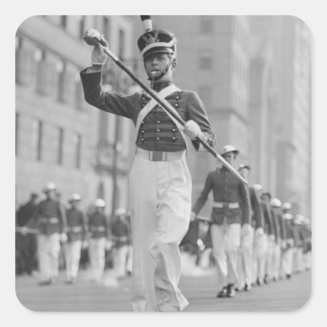 Drum Major Square Sticker (Front)