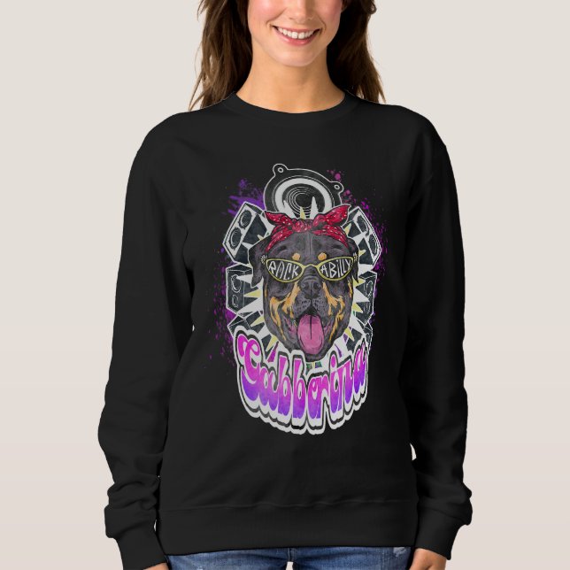 Drum N Bass Hardstyle Frenchcore Gabber Devil Gabb Sweatshirt (Front)