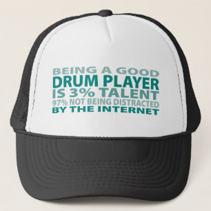 Drum Player 3% Talent Trucker Hat