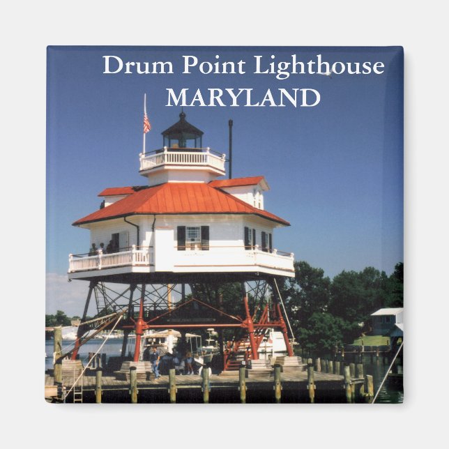 Drum Point Lighthouse, Maryland Magnet (Front)