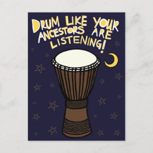 Drum Postcard