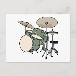 Drum postcard