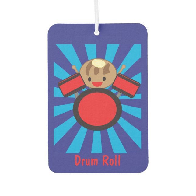 Drum Roll Car Air Freshener (Front)