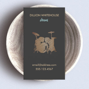 Drum Set  Business Card