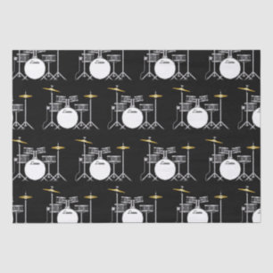 Drum Set Drummer Band Teacher Musician Tissue Paper