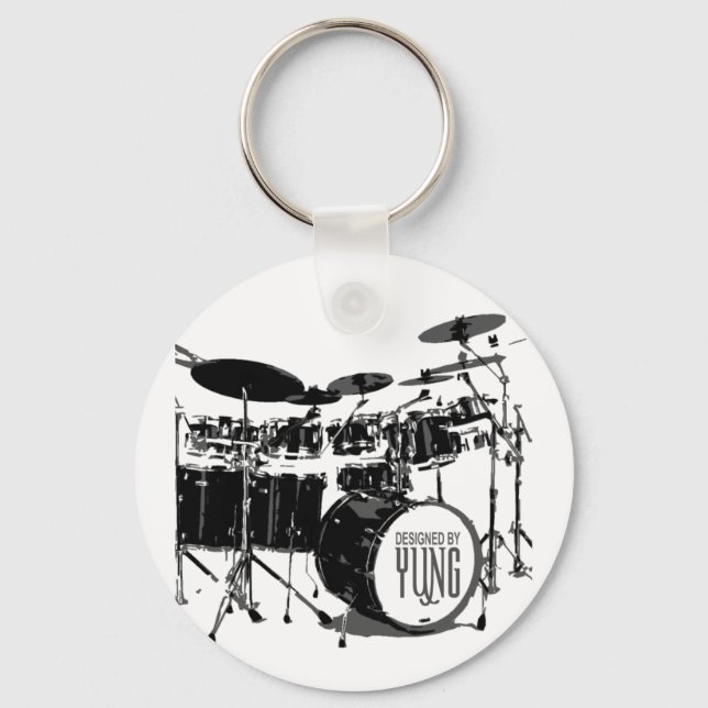 Drum Set Key Ring (Front)