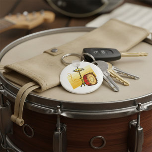 Drum Set Key Ring