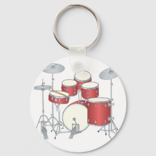 drum set key ring